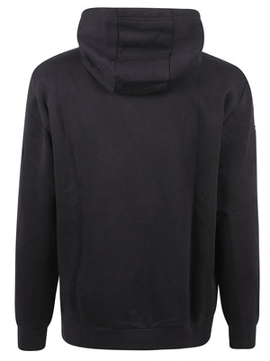 FELPA UOMO CON CAPPUCCIO - EA7 7M000570 AF10377MC001 BLACK-WHITE EA7 