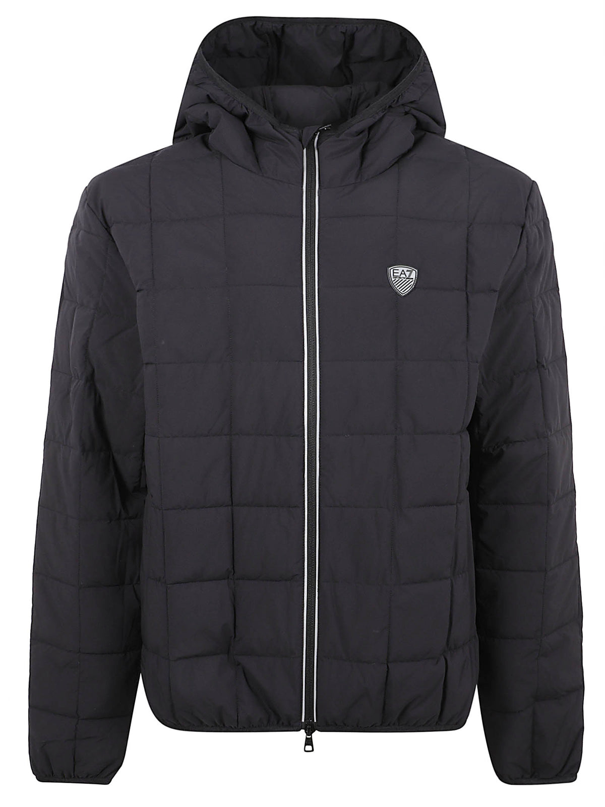 GIACCA UOMO CON CAPPUCCIO - EA7 7M001514 AF21509UC001 Black EA7 