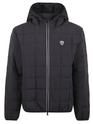 GIACCA UOMO CON CAPPUCCIO - EA7 7M001514 AF21509UC001 Black EA7 