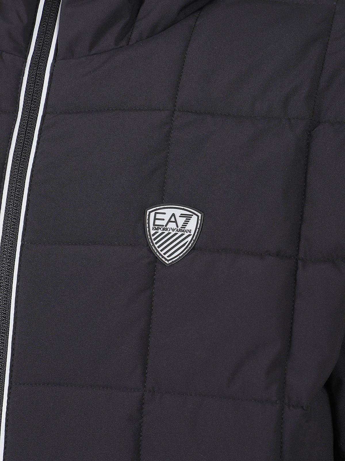 GIACCA UOMO CON CAPPUCCIO - EA7 7M001514 AF21509UC001 Black EA7 