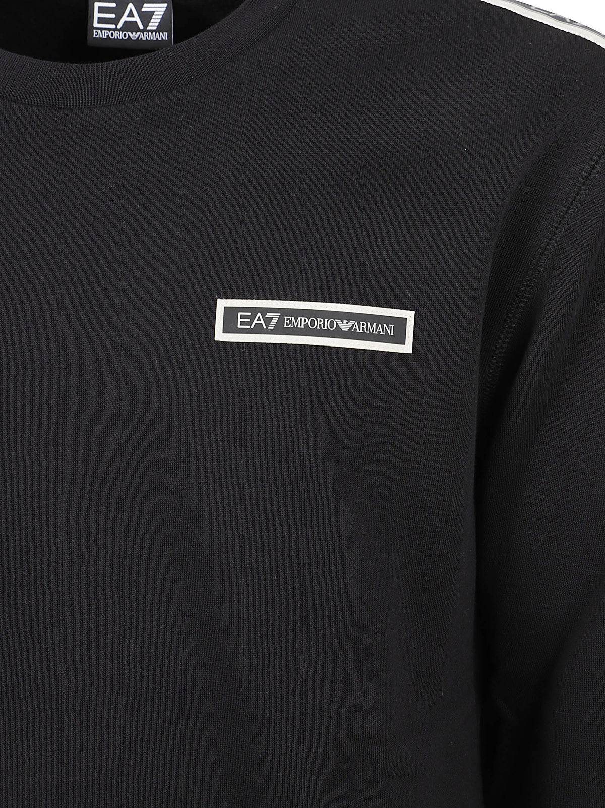 FELPA UOMO GIROCOLLO LOGO SERIES - EA7 <BR/> 7M002195 AF10377UC001 Black EA7 