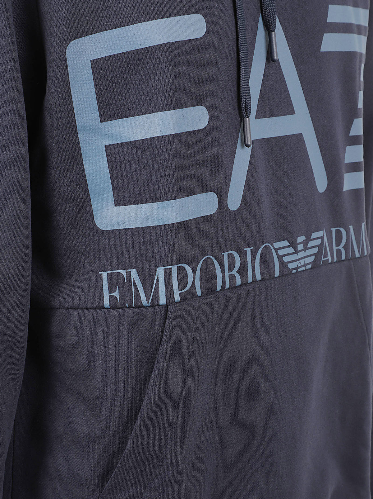 FELPA CON CAPPUCCIO UOMO - EA7 7M002202 AF27189UB102 ARMANI BLUE EA7 