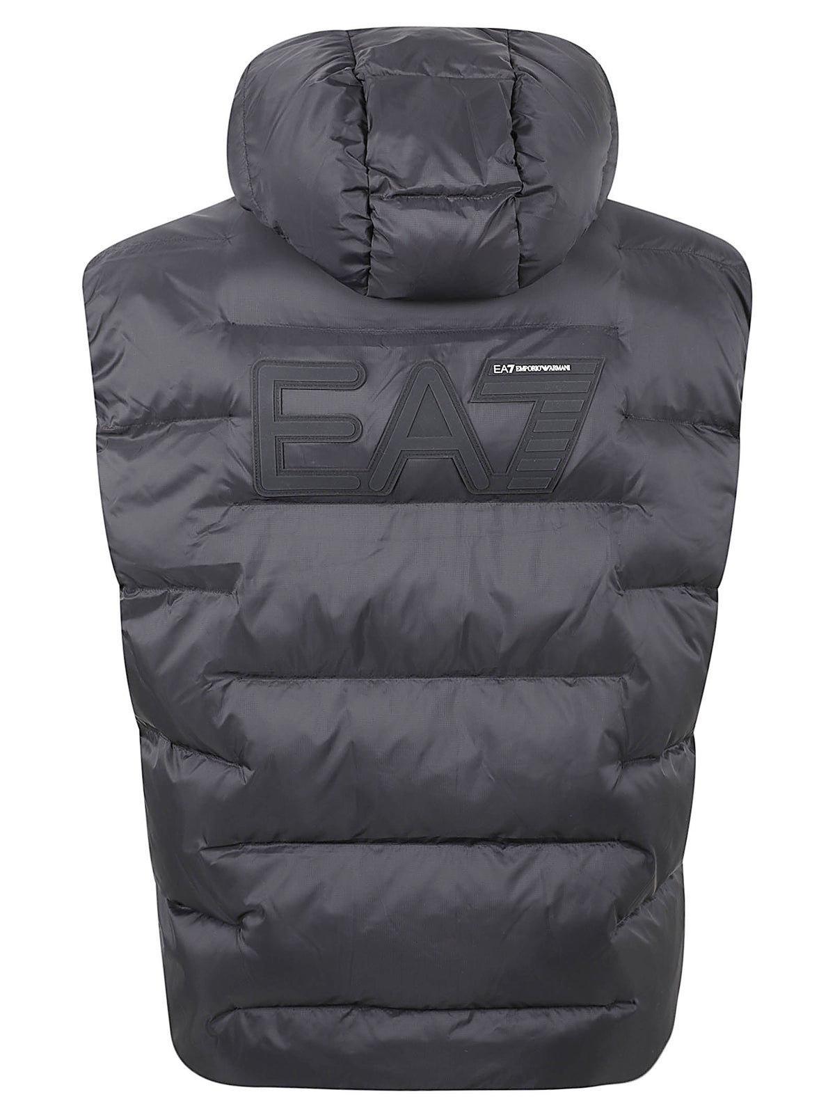 GIACCA UOMO SENZA MANICHE E CAPPUCCIO - EA7<BR/> 7M002386 AF15956UC001 Black EA7 
