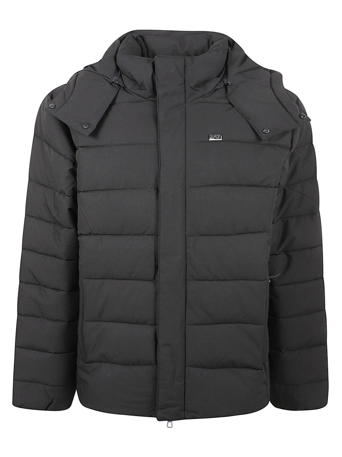 GIACCA IMBOTTITA UOMO CON CAPPUCCIO - EA7 7M002556 AF25752UC001 Black EA7 