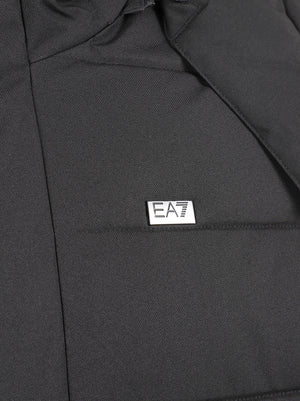 GIACCA IMBOTTITA UOMO CON CAPPUCCIO - EA7 7M002556 AF25752UC001 Black EA7 