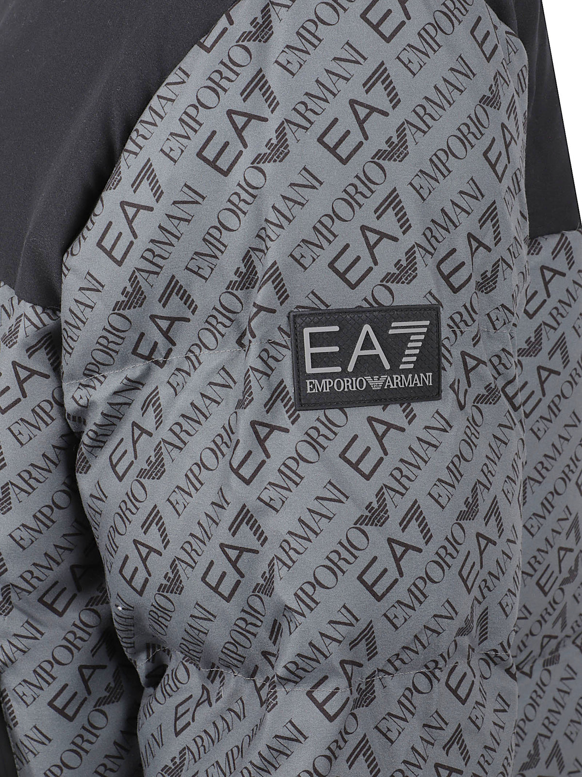 GIACCA IMBOTTITA UOMO CON CAPPUCCIO - EA7 7M002566 AF26406U8085 PEWTER EA7 