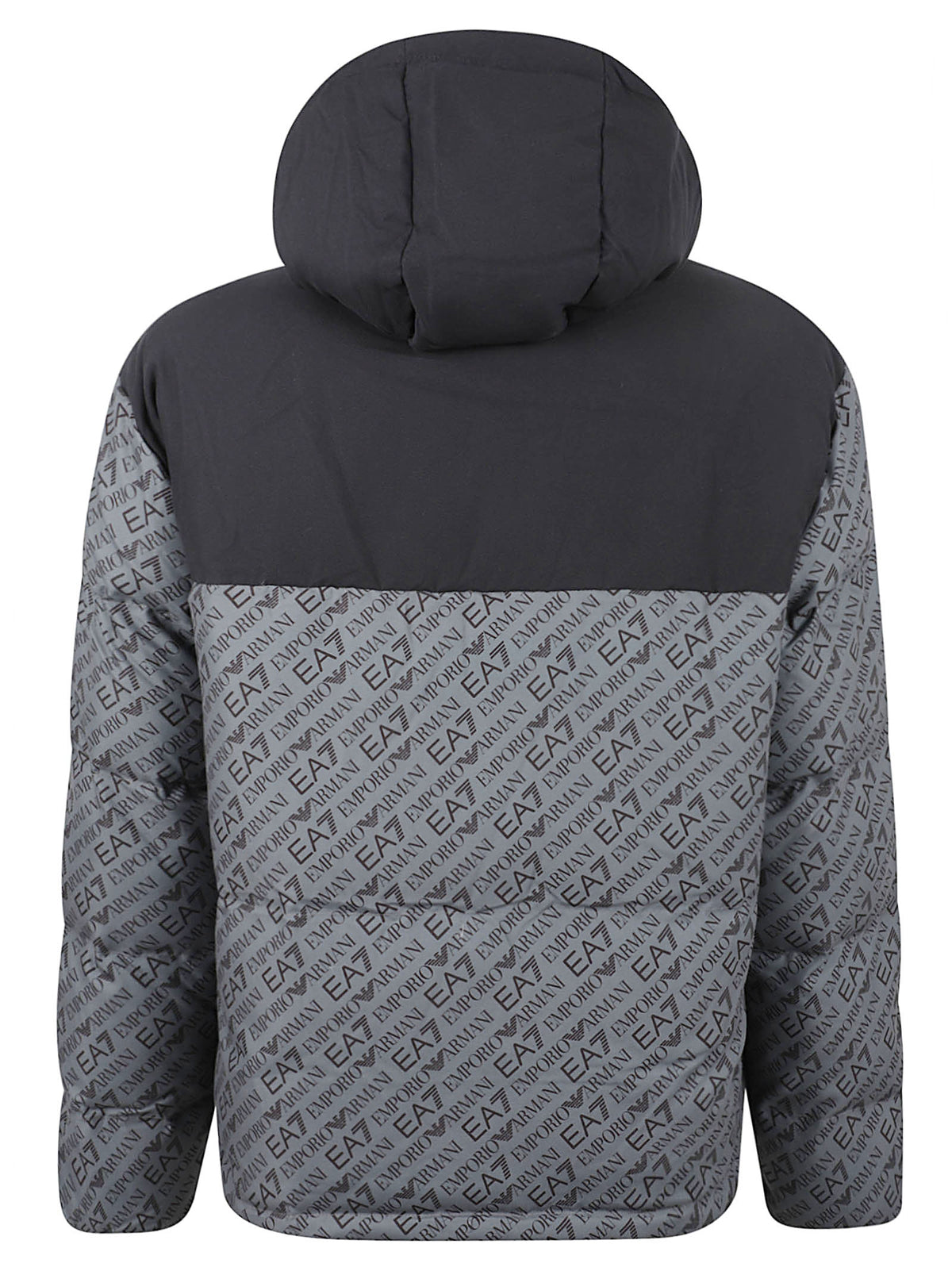 GIACCA IMBOTTITA UOMO CON CAPPUCCIO - EA7 7M002566 AF26406U8085 PEWTER EA7 