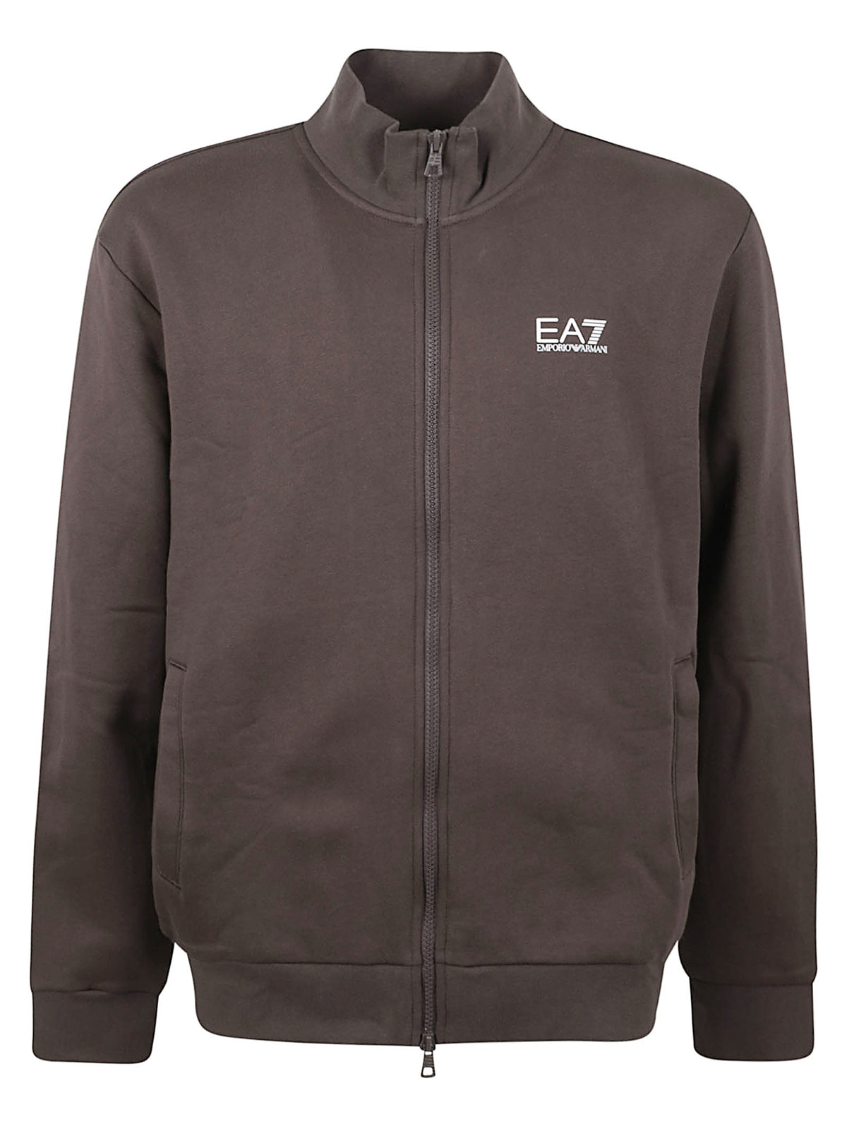 FELPA UOMO FULL ZIP - EA7 <BR/> 8NPM36 PJVTZU6027 MULCH EA7 