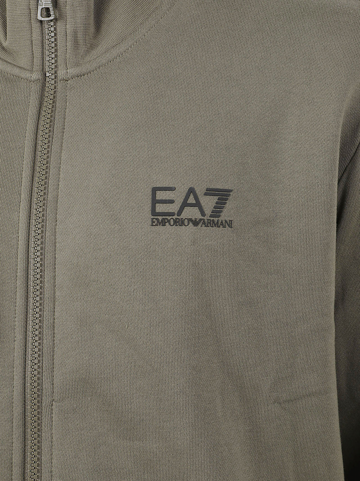 FELPA UOMO FULL ZIP - EA7<BR/> 8NPM36 PJVTZU7014 KALAMATA EA7 