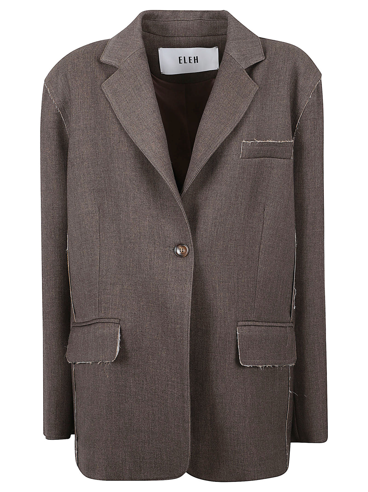 GIACCA BLAZER DONNA - ELEH EFW260004 MORO  ELEH 