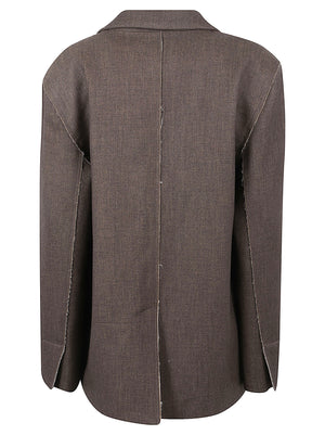 GIACCA BLAZER DONNA - ELEH EFW260004 MORO  ELEH 