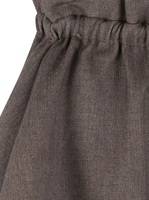 MINI GONNA DONNA A BALZE - ELEH EFW260006 MORO  ELEH 