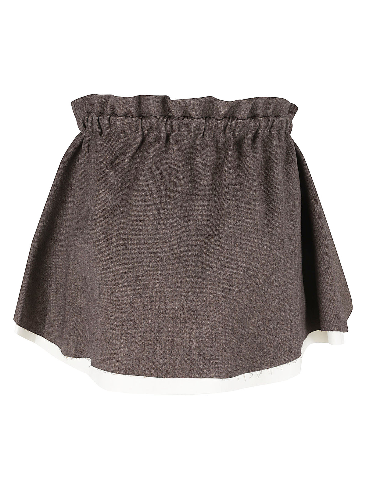MINI GONNA DONNA A BALZE - ELEH EFW260006 MORO  ELEH 