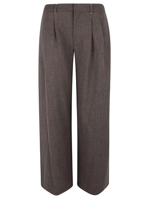 PANTALONE DONNA ELEGANTI - ELEH EFW260013 MORO  ELEH 