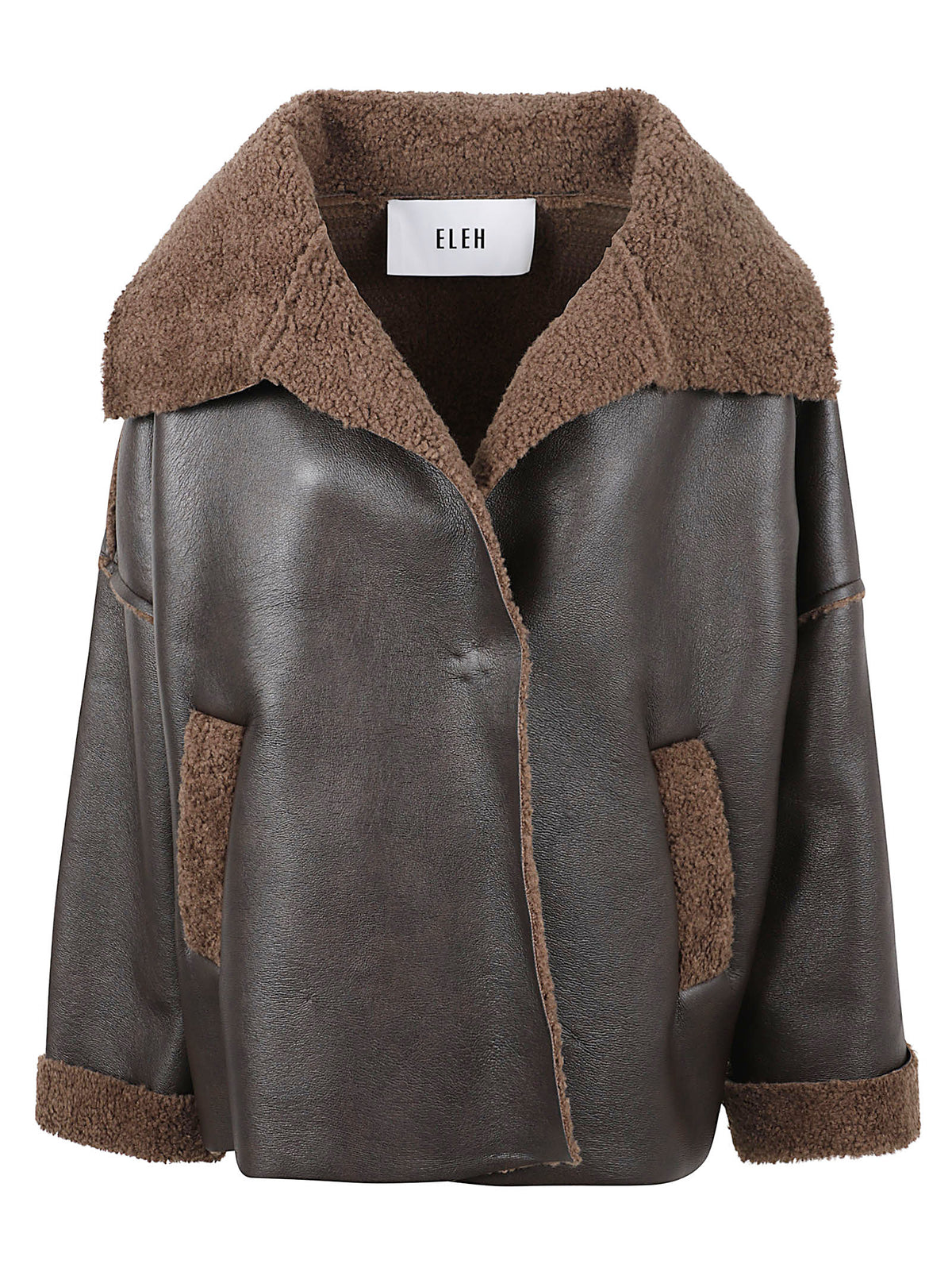 GIACCA DONNA ECOPELLE - ELEH EFW260149 MORO  ELEH 