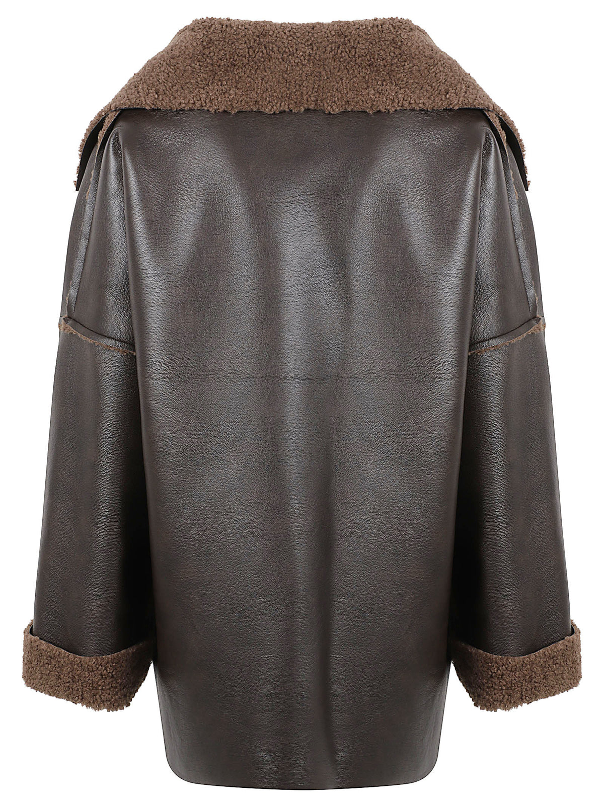 GIACCA DONNA ECOPELLE - ELEH EFW260149 MORO  ELEH 