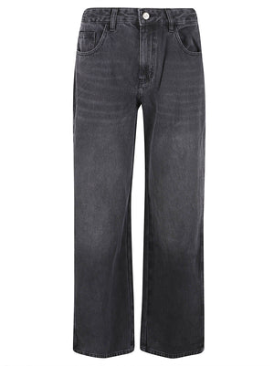 JEANS DONNA WIDE LEG - ELEH <BR/> EFWJ260004 NERO  ELEH 