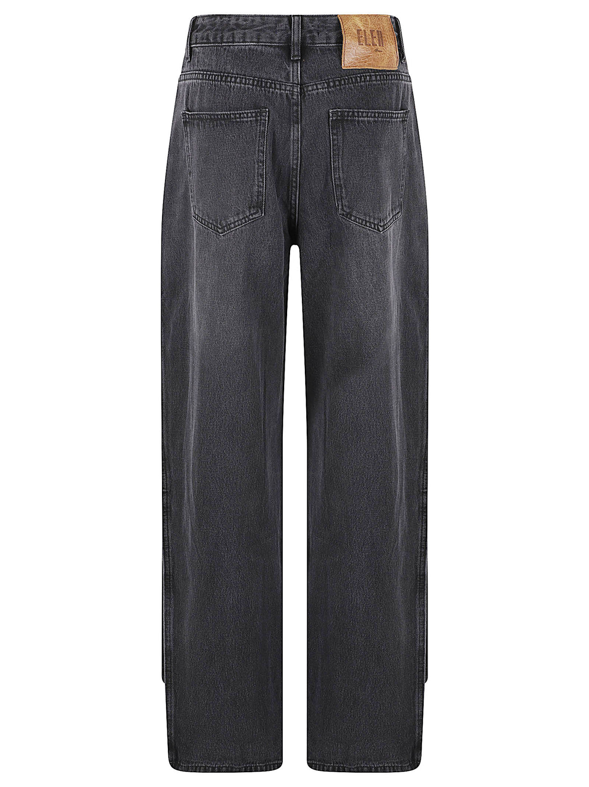 JEANS DONNA WIDE LEG - ELEH <BR/> EFWJ260004 NERO  ELEH 