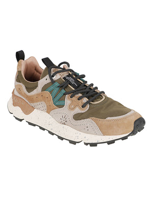 SNEAKERS UOMO YAMANO 3 - FLOWER MOUNTAIN 2017816 CREAM-BROWN-TAUPE  FLOWER MOUNTAIN 