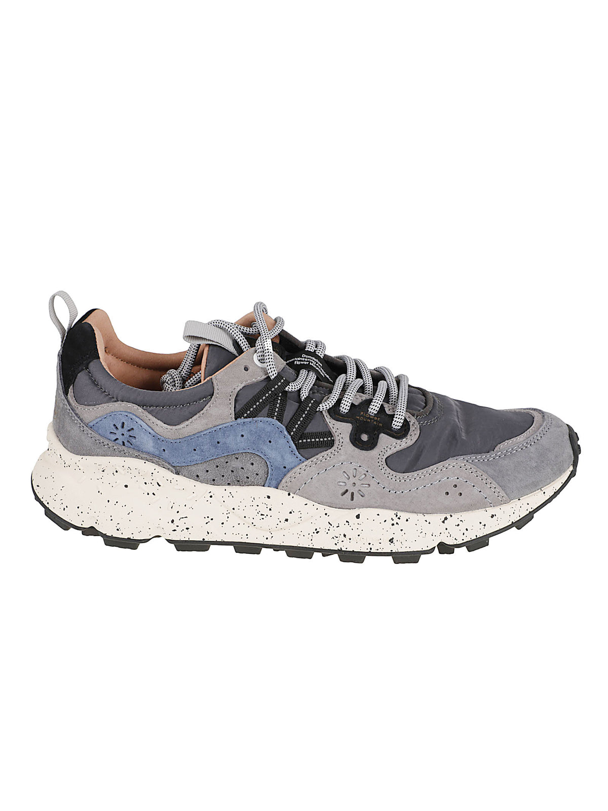 SNEAKERS UOMO YAMANO 3 - FLOWER MOUNTAIN 2017816 DARK GREY-GREY-NAVY  FLOWER MOUNTAIN 