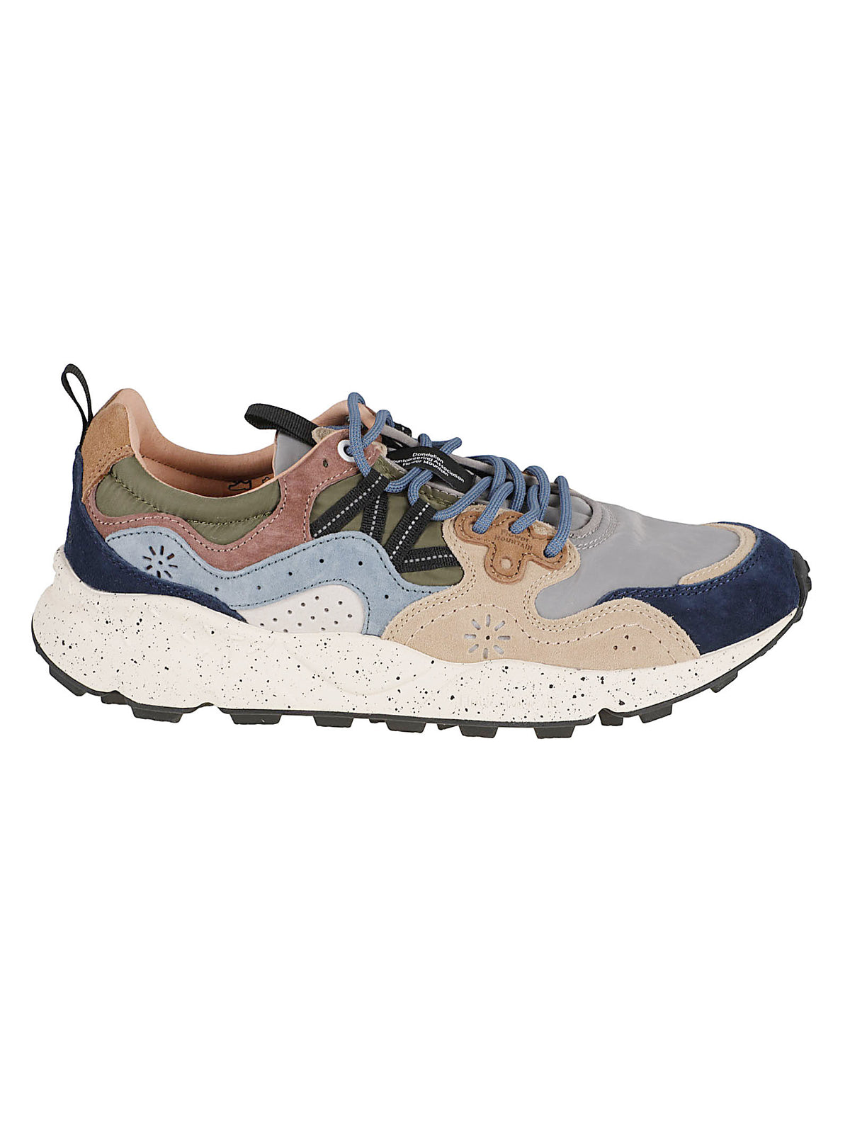 SNEAKERS UOMO YAMANO 3 - FLOWER MOUNTAIN<BR/> 2017816 NAVY-LIGHT BROWN-GREY  FLOWER MOUNTAIN 