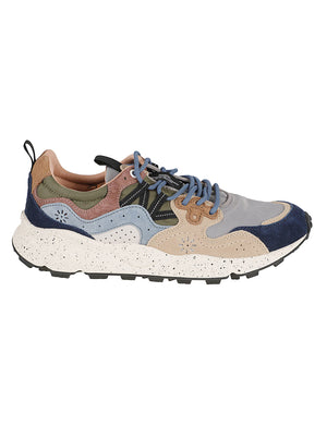 SNEAKERS UOMO YAMANO 3 - FLOWER MOUNTAIN<BR/> 2017816 NAVY-LIGHT BROWN-GREY  FLOWER MOUNTAIN 