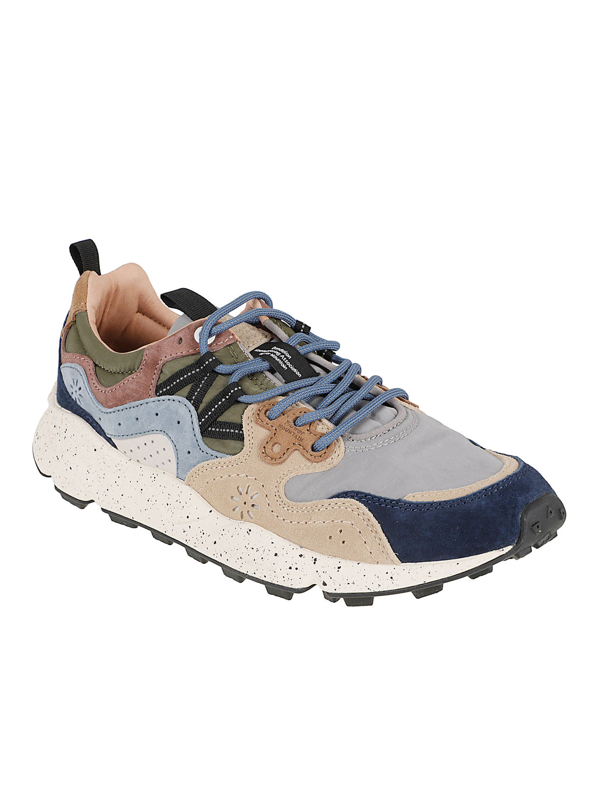 SNEAKERS UOMO YAMANO 3 - FLOWER MOUNTAIN<BR/> 2017816 NAVY-LIGHT BROWN-GREY  FLOWER MOUNTAIN 
