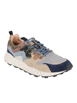 SNEAKERS UOMO YAMANO 3 - FLOWER MOUNTAIN<BR/> 2017816 NAVY-LIGHT BROWN-GREY  FLOWER MOUNTAIN 