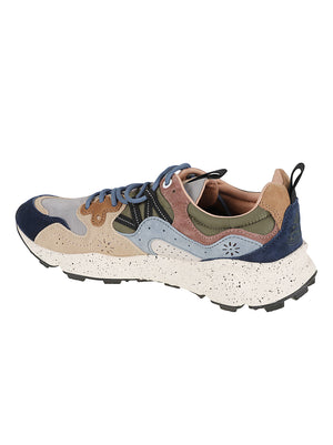 SNEAKERS UOMO YAMANO 3 - FLOWER MOUNTAIN<BR/> 2017816 NAVY-LIGHT BROWN-GREY  FLOWER MOUNTAIN 