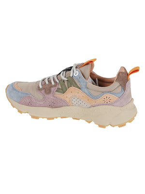 SNEAKERS DONNA YAMANO 3 - FLOWER MOUNTAIN 2017817 PETROL-GREY-LIGHT PAPAYA  FLOWER MOUNTAIN 