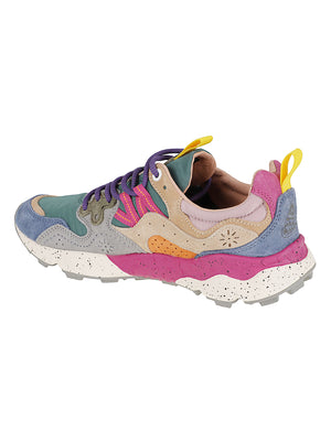 SNEAKERS DONNA YAMANO 3 - FLOWER MOUNTAIN 2017817 PETROL-STONE-BEIGE  FLOWER MOUNTAIN 