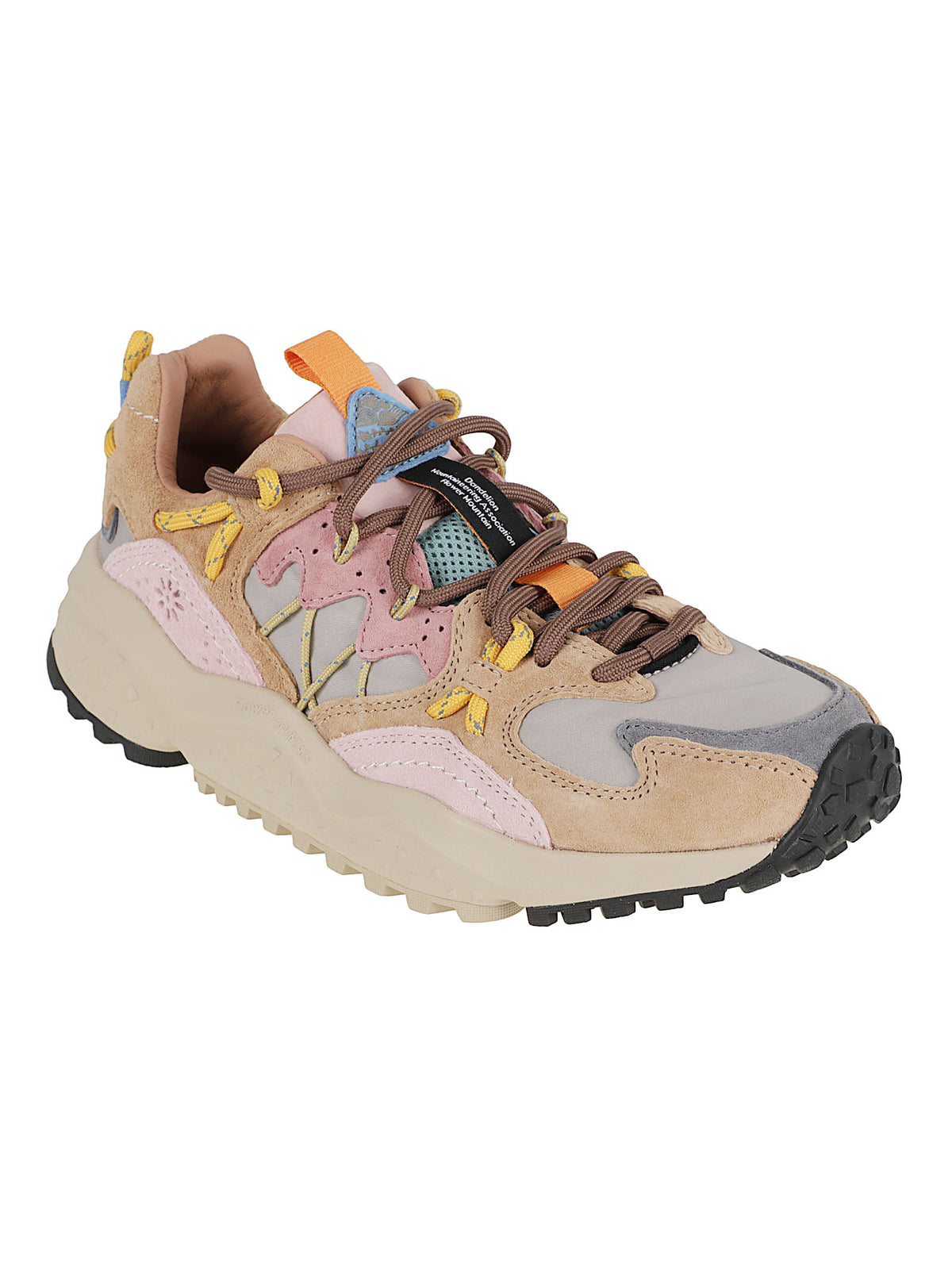 SNEAKERS DONNA YAMANO 3 - FLOWER MOUNTAIN<BR/> 2019510 COGNAC-TAUPE-PINK  FLOWER MOUNTAIN 