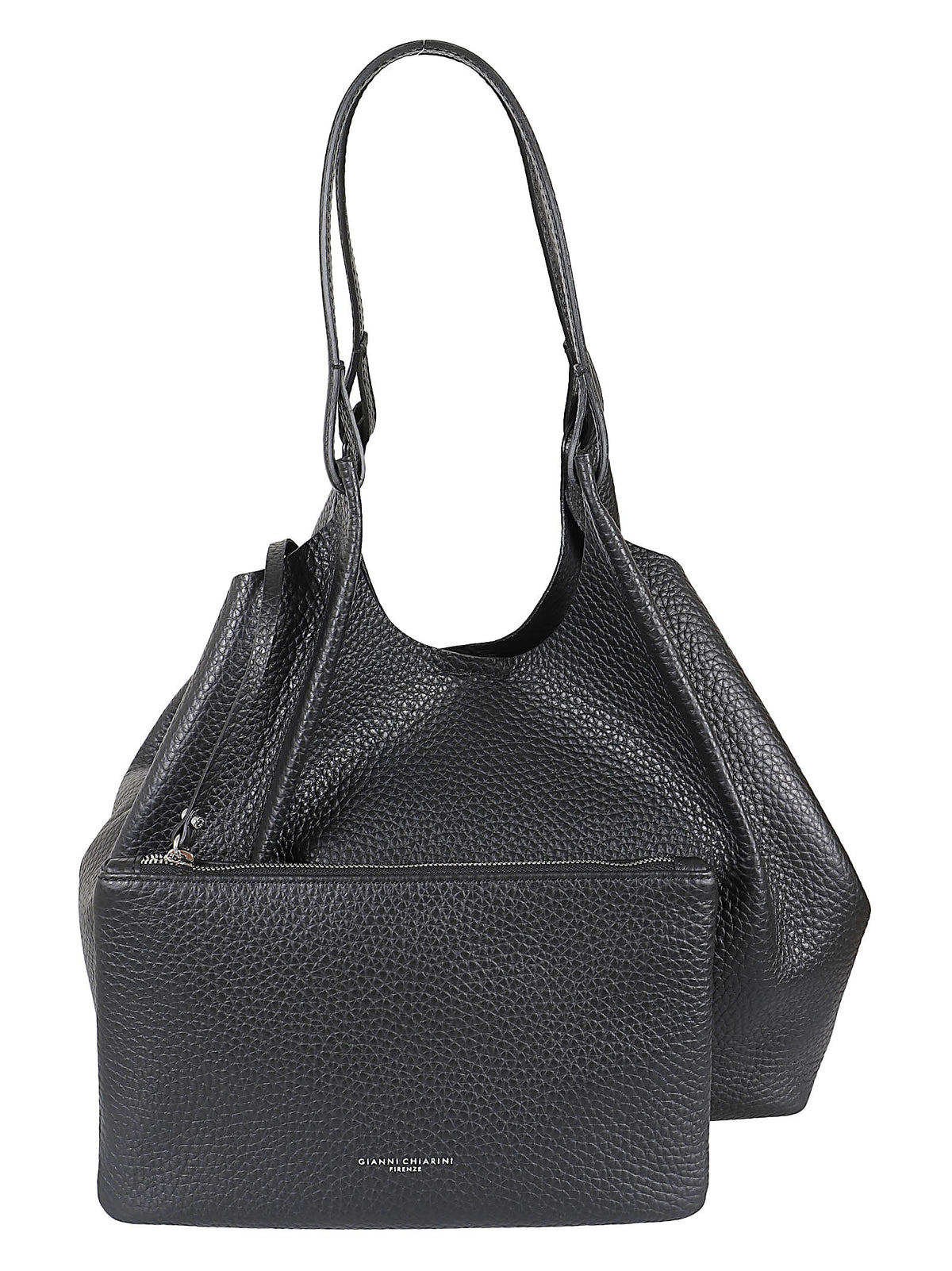 BORSA DONNA DUA - GIANNI CHIARINI<BR/> BS 9720 RNGDBL 001 NERO Nero GIANNI CHIARINI 