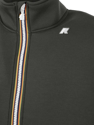 FELPA UOMO FINN SPACER - KWAY<BR/> K2125LW WMR GREEN BLACKISH  KWAY 