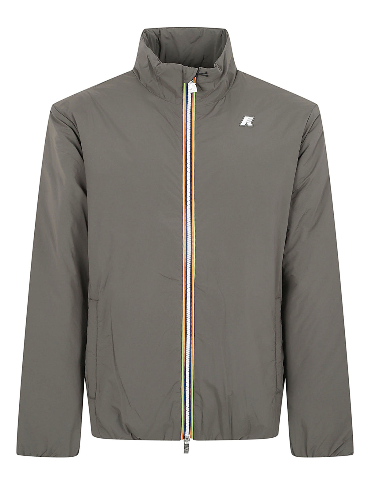GIACCA UOMO VALENTINE PLAIN WARM - KWAY K2136CW WMR GREEN BLACKISH  KWAY 