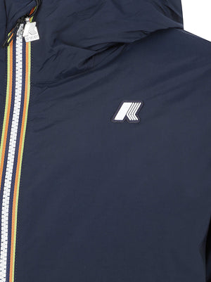 GIACCA UOMO IMBOTTITA CORTA<BR/> K2136DW K89 BLUE DEPTH  KWAY 