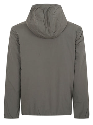 GIACCA UOMO IMBOTTITA CORTA K2136DW WMR GREEN BLACKISH  KWAY 