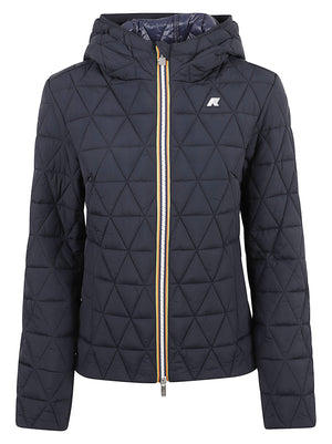 GIACCA DONNA LIL DIAMOND QUILTED WARM - KWAY K2136EW K89 BLUE DEPTHS  KWAY 