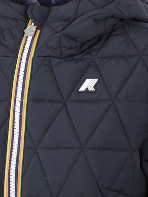 GIACCA DONNA LIL DIAMOND QUILTED WARM - KWAY K2136EW K89 BLUE DEPTHS  KWAY 