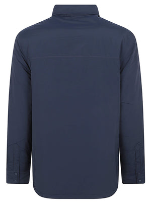 GIACCA CAMICIA UOMO IMBOTTITA<BR/> K2136JW K89 BLUE DEPTH  KWAY 
