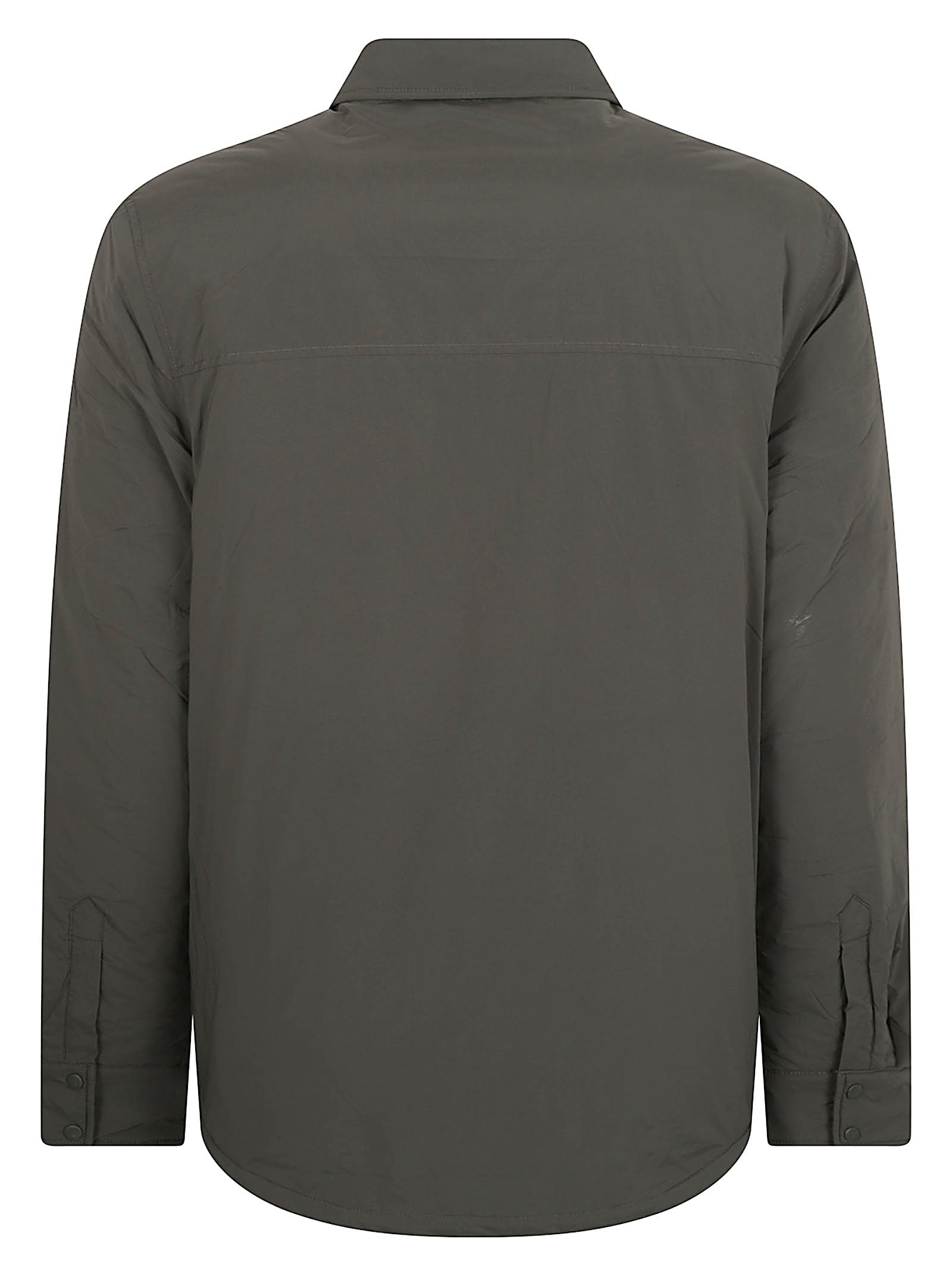 GIACCA CAMICIA UOMO IMBOTTITA K2136JW WMR GREEN BLACKISH  KWAY 
