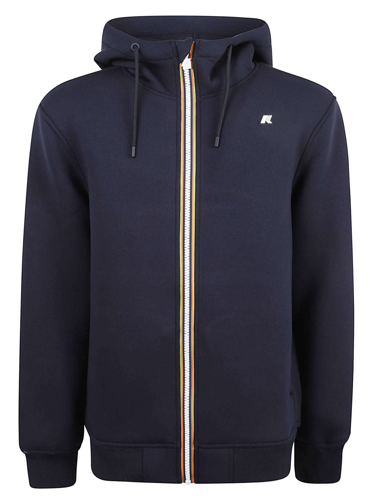 FELPA UOMO CON CAPPUCCIO RAINER SPACER - KWAY K2141DW K89 BLUE DEPTH  KWAY 