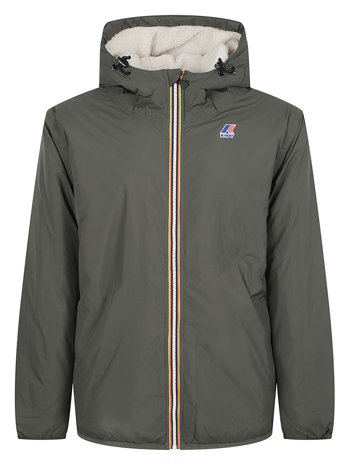 GIACCA UOMO IMBOTTITA LE VRAI 4.0 CLAUDE ORSETTO - KWAY<BR/> K21515W WMR GREEN BLACKISH  KWAY 