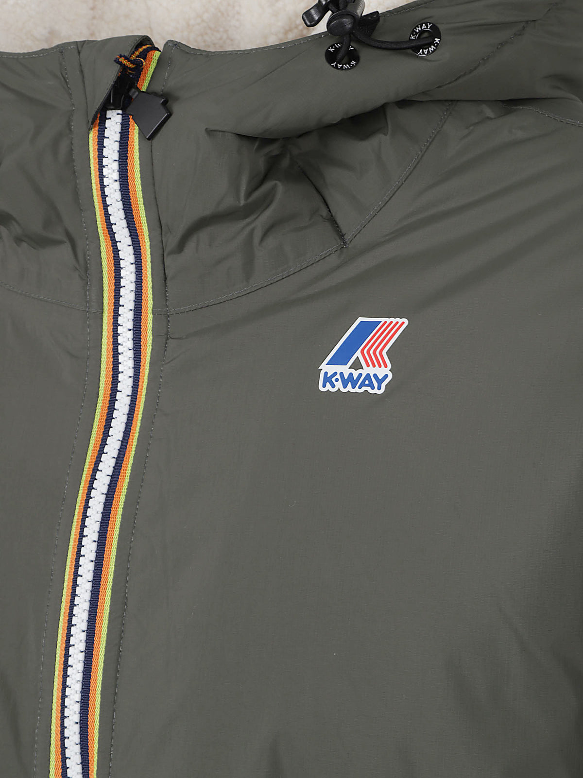 GIACCA UOMO IMBOTTITA LE VRAI 4.0 CLAUDE ORSETTO - KWAY<BR/> K21515W WMR GREEN BLACKISH  KWAY 