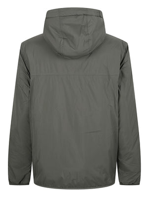 GIACCA UOMO IMBOTTITA<BR/> K21515W WMR GREEN BLACKISH  KWAY 