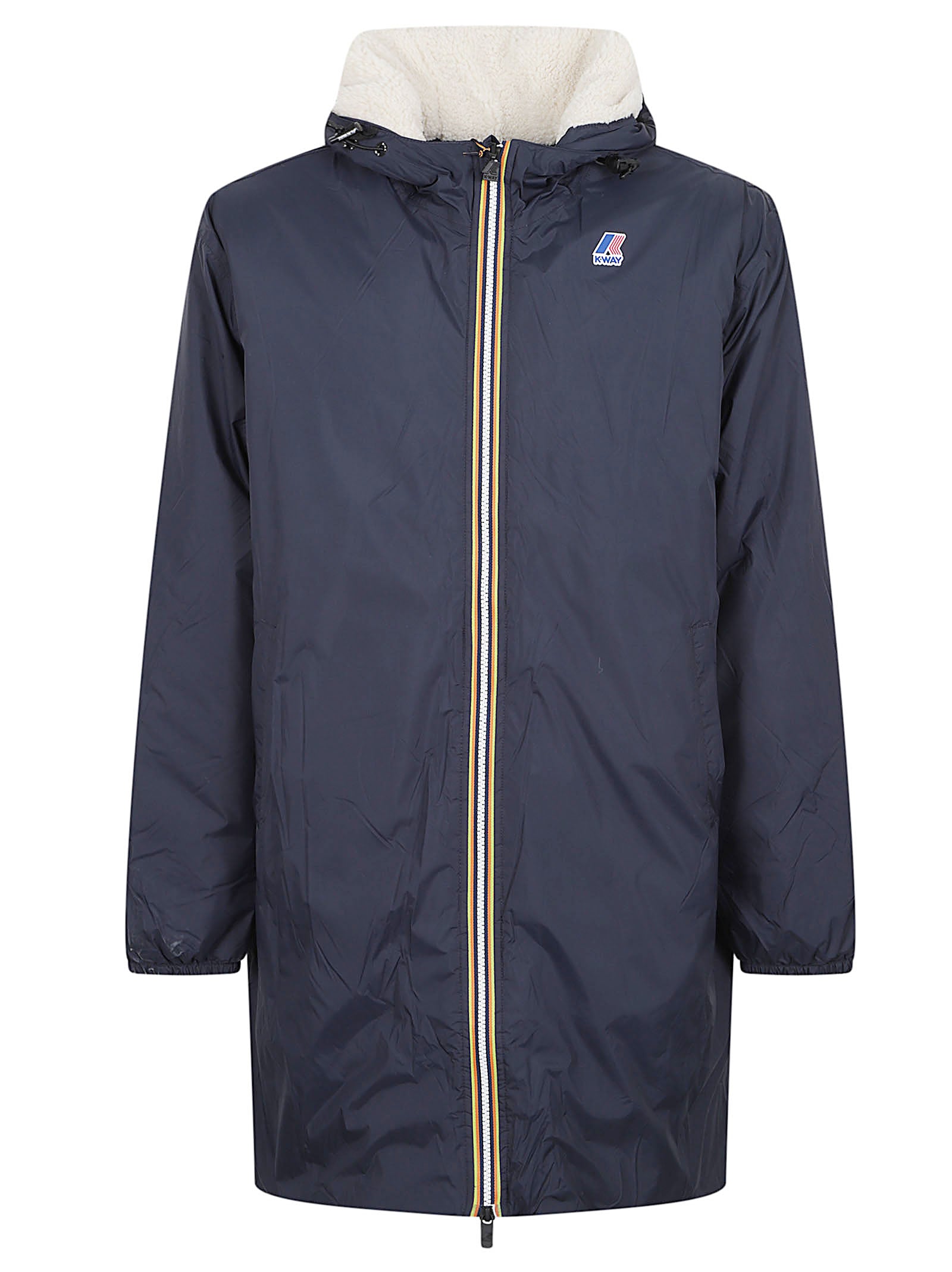 GIACCA UOMO IMBOTTITA K21516W K89 BLUE DEPTH  KWAY 