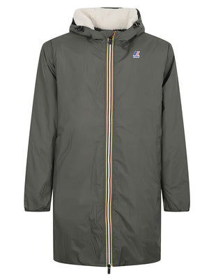 GIACCA UOMO IMBOTTITA K21516W WMR GREEN BLACKISH  KWAY 