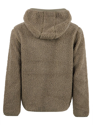GIACCA UOMO REVERSIBILE JACK SHERPA POLAR DOUBLE - KWAY<BR/> K3132NW D07 GREEN ARMY-BLUE DEPTH  KWAY 