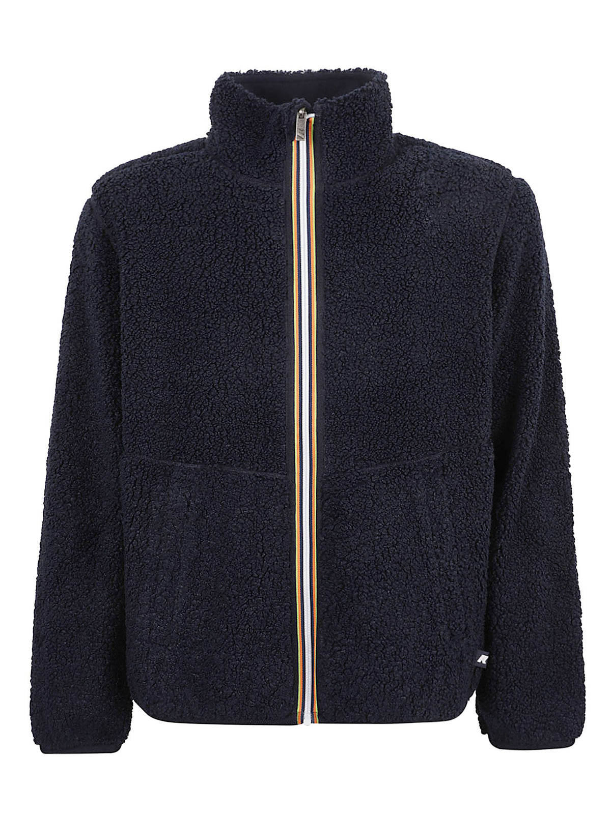 FELPA UOMO REVERSIBILE PASCAL SHERPA POLAR DOUBLE - KWAY K3132PW A2B BLUE DEPTH-BLUE DEPTH  KWAY 