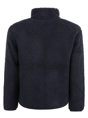 FELPA UOMO REVERSIBILE PASCAL SHERPA POLAR DOUBLE - KWAY K3132PW A2B BLUE DEPTH-BLUE DEPTH  KWAY 
